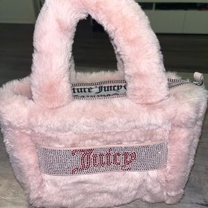 Juicy Couture Blush Faux Fur Mini Bag